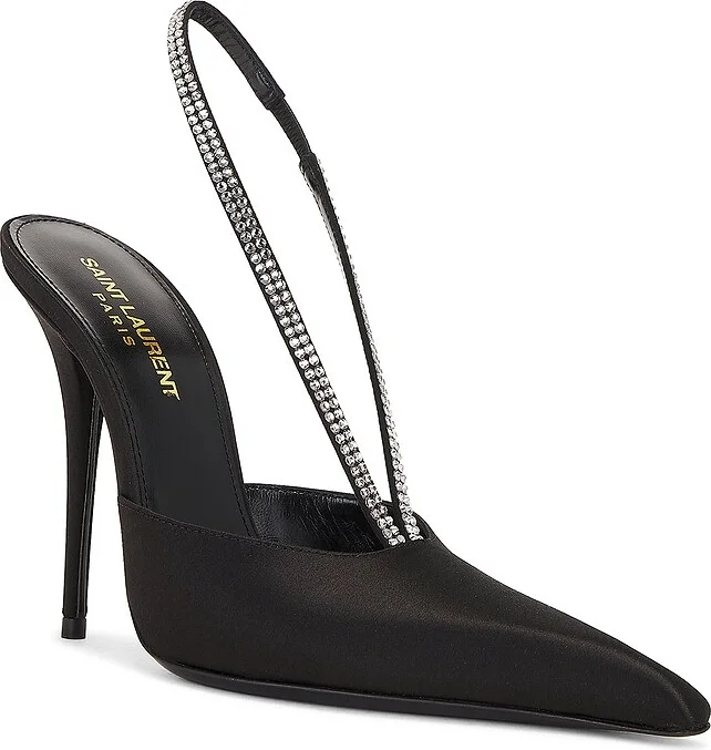 Saint Laurent Chacha Pump in Black - Image 2