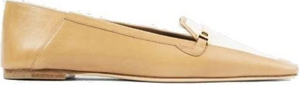 Saint Laurent Chris Pointed Toe Flat Shoes