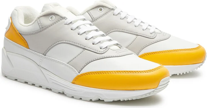 Saint Laurent Cin 15 Panelled Leather Sneakers - Image 2
