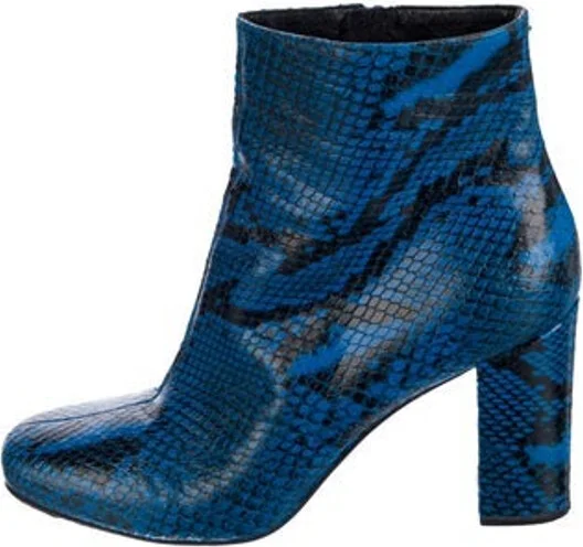 Animal Print, Black, Blue