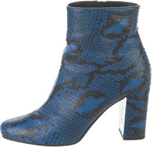 Animal Print, Black, Blue