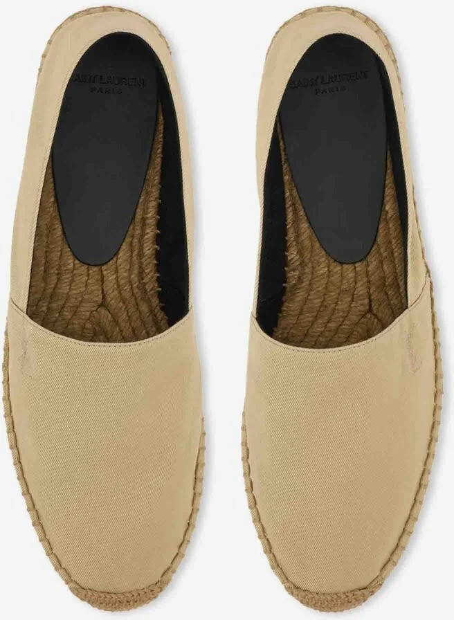 Saint Laurent Cotton Gabardine Espadrilles - Image 3