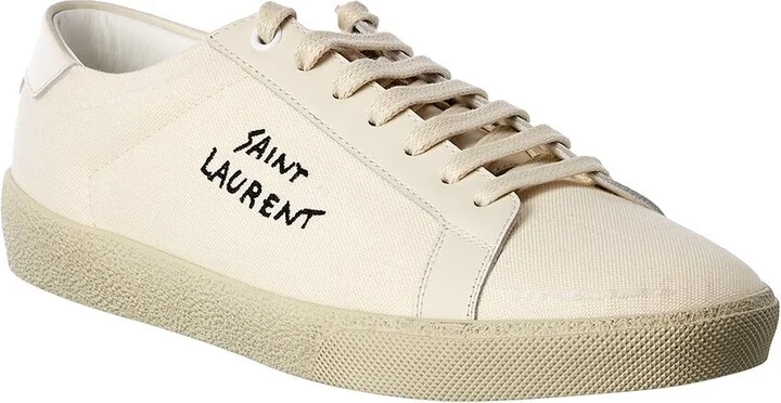 Saint Laurent Court Classic Sl/06 Canvas & Leather Sneaker