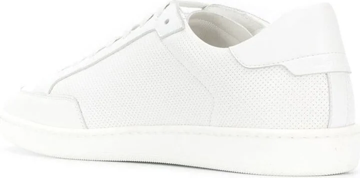 Saint Laurent Court Classic Sl/10 Leather Sneakers - Image 3