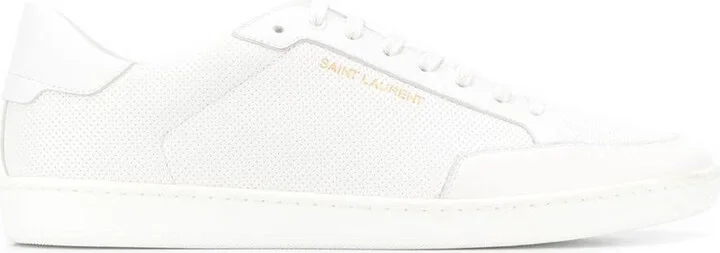 Saint Laurent Court Classic Sl/10 Leather Sneakers
