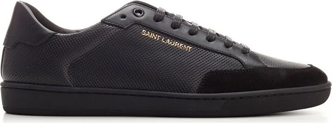 Saint Laurent Court Classic SL/10 Perforated Sneakers