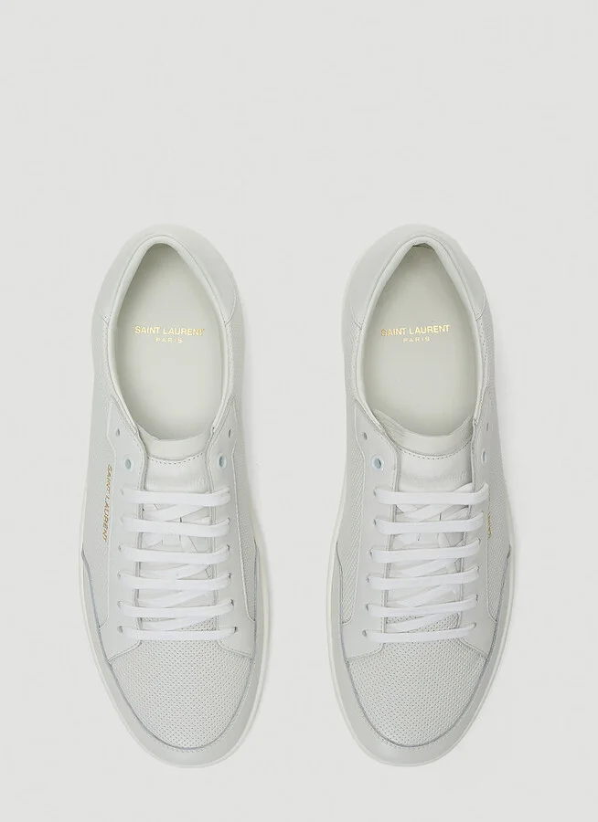 Saint Laurent Court Classic Sl/10 Sneakers - Man Sneakers White Eu - 40 - Image 2