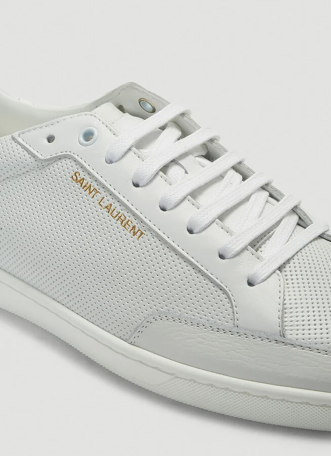 Saint Laurent Court Classic Sl/10 Sneakers - Man Sneakers White Eu - 40 - Image 5