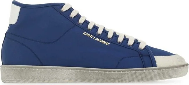 Saint Laurent Court Classic SL/39 Mid-Top Sneakers