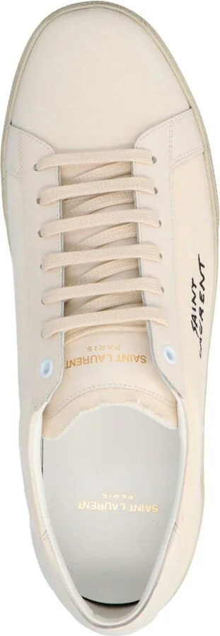 Saint Laurent 'Court Classic' Sneakers - Image 3