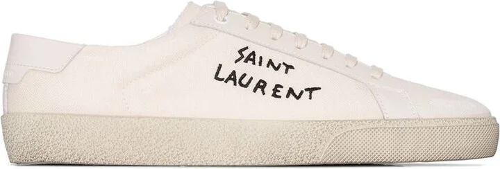 Saint Laurent Court Sl/06 Canvas Sneakers