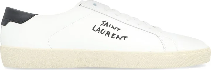 Saint Laurent Court Sl/06 Fabric Low-Top Sneakers - Image 2