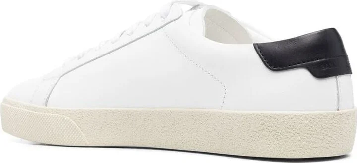 Saint Laurent Court Sl/06 Leather Sneakers - Image 2