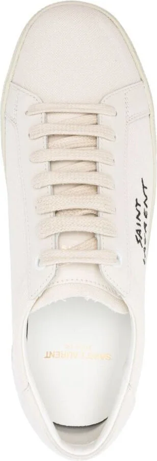 Saint Laurent Court Sl/06 Sneakers With Embroidered Logo Shoes - Image 4
