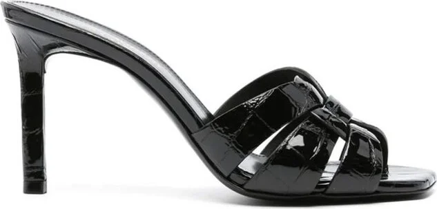Saint Laurent Cut-Out Open Toe Sandals