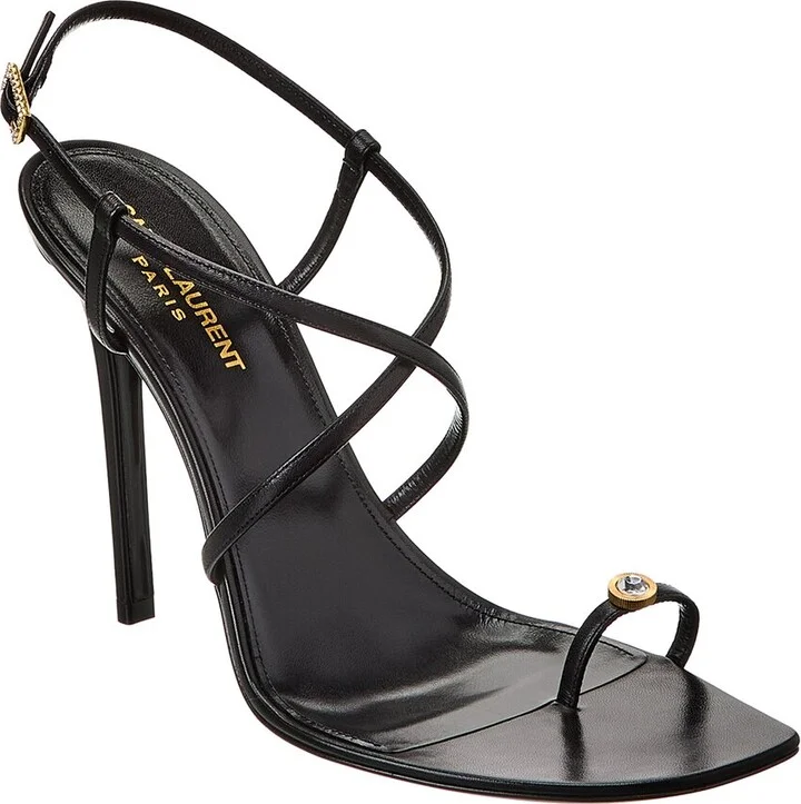 Saint Laurent Date 110 Leather Sandal