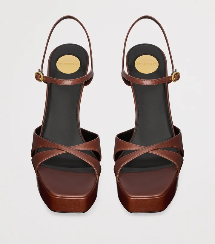 Saint Laurent Debbie Platform Sandals 85 - Image 2