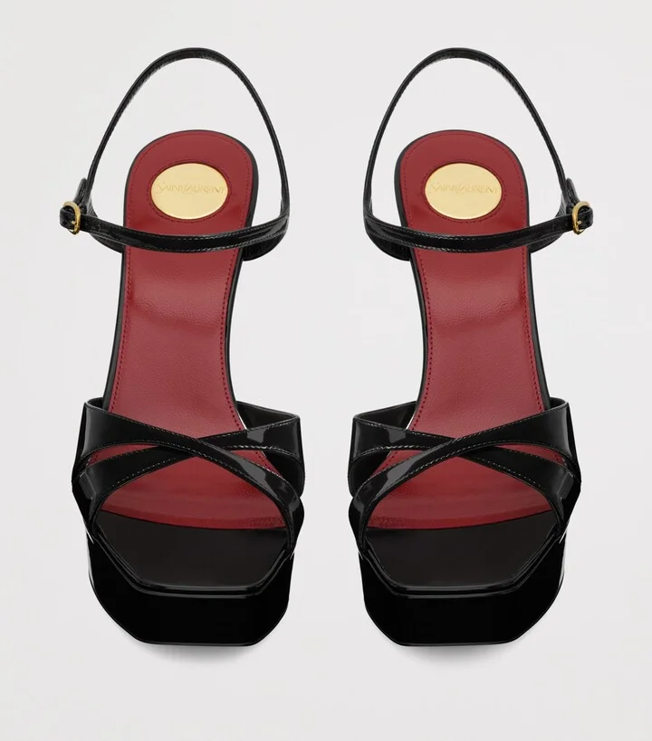 Saint Laurent Debbie Platform Sandals 85 - Image 2