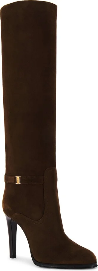 Saint Laurent Diane Boot in Brown - Image 2