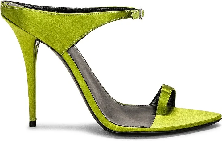 Saint Laurent Dive Sandal in Green