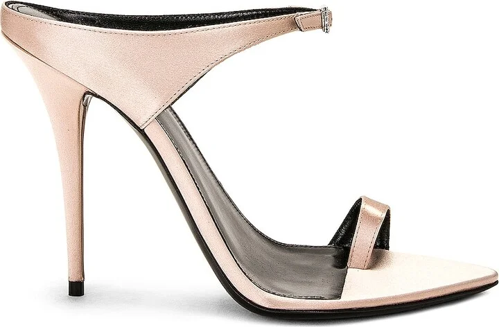 Saint Laurent Dive Sandal in Nude