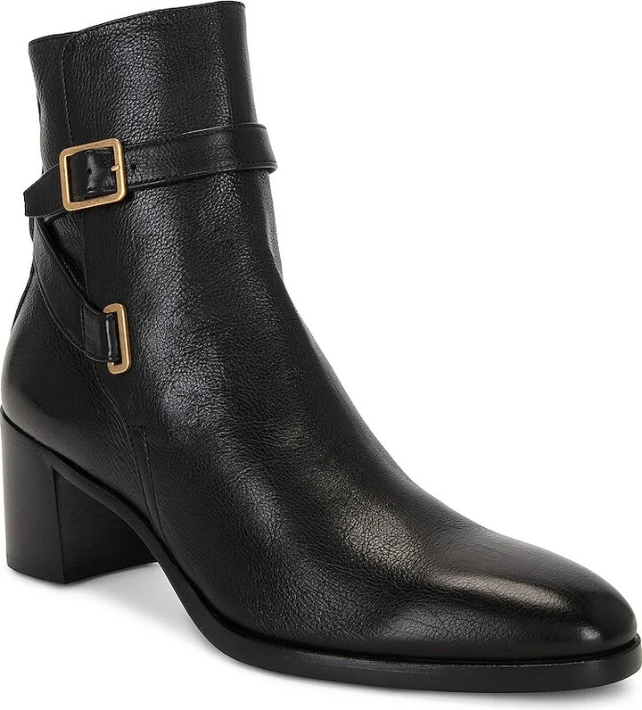 Saint Laurent Dorian Bootie in Black - Image 2