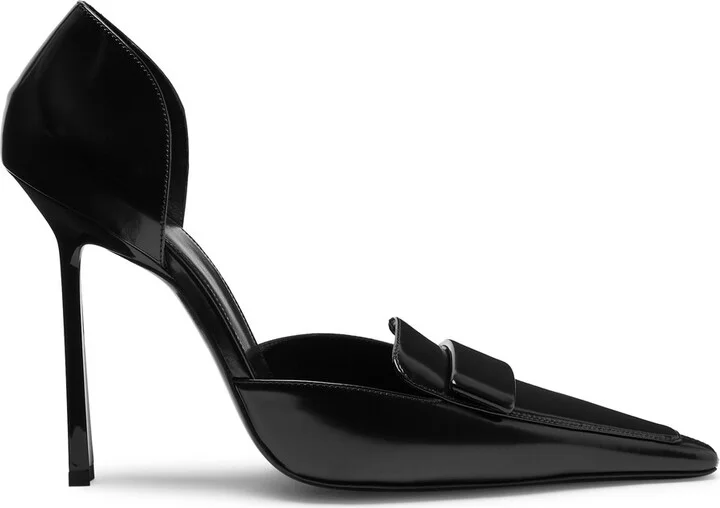 Saint Laurent D'orsay 110 Glossed Leather Pumps