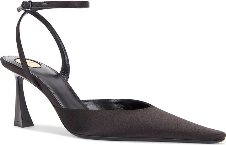 Saint Laurent Doville Pump in Black - Image 2