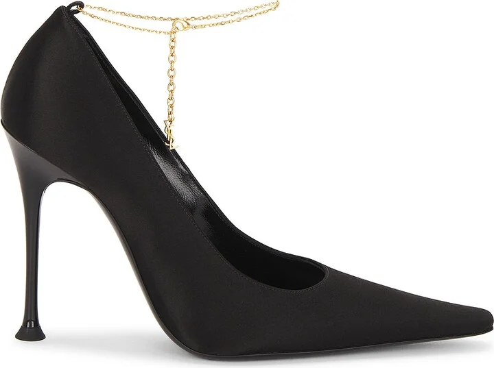 Saint Laurent Doville Pump in Black
