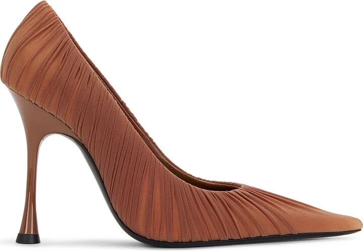 Saint Laurent Doville Pump in Tan