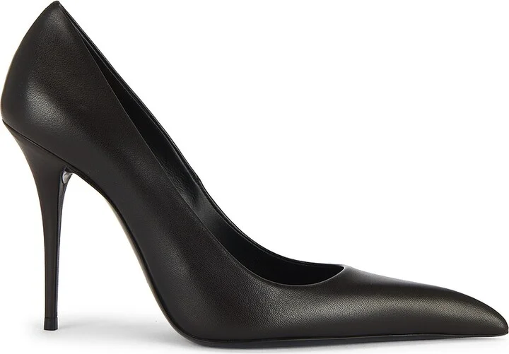 Saint Laurent Elysee Pump in Brown