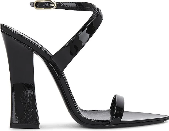 Saint Laurent Eva Sandal in Black