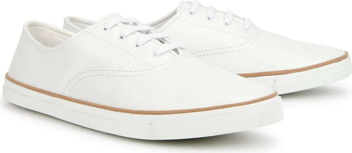 Saint Laurent Feliz Leather Sneakers - Image 2