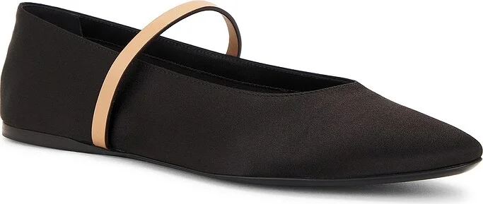 Saint Laurent Gio Ballerina Flat in Black - Image 2