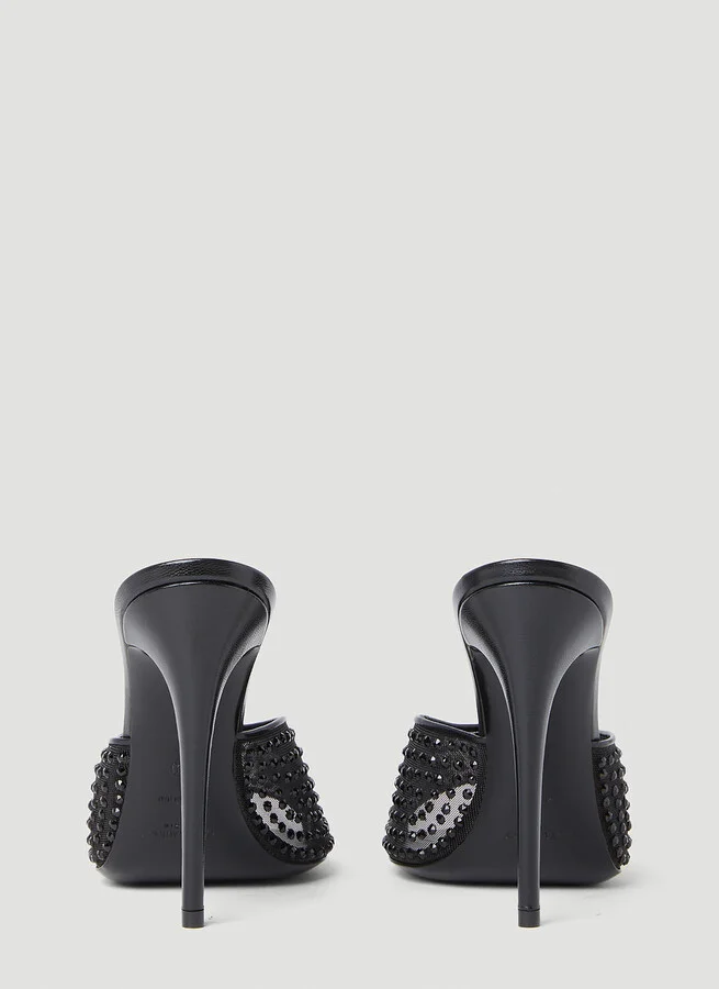 Saint Laurent Gippy Embellished Pumps - Woman Heels Black Eu - 36 - Image 4