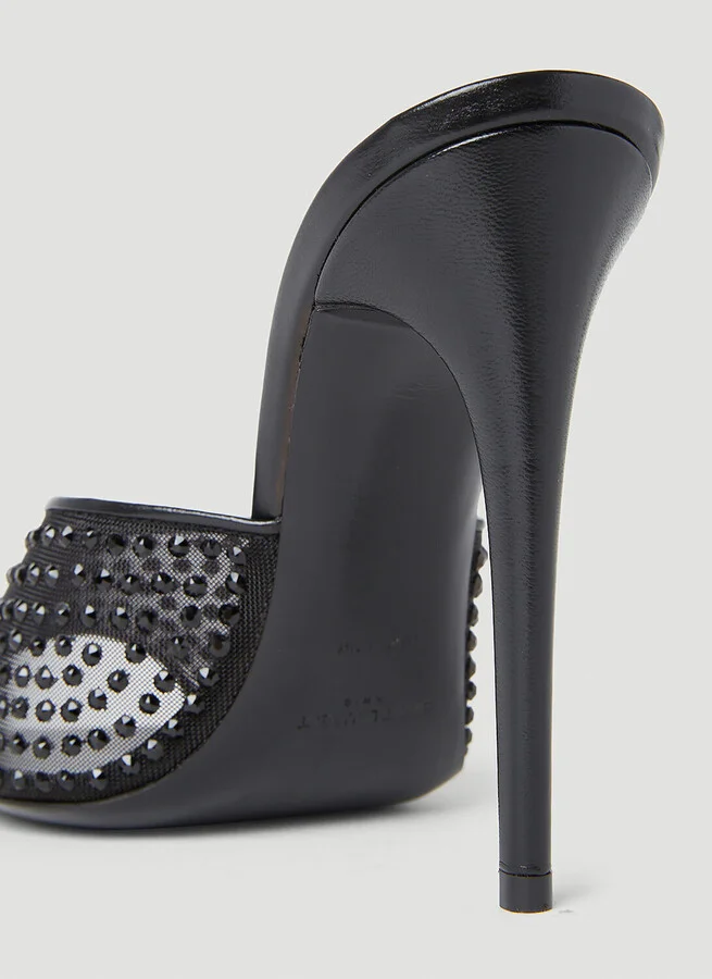 Saint Laurent Gippy Embellished Pumps - Woman Heels Black Eu - 36 - Image 5