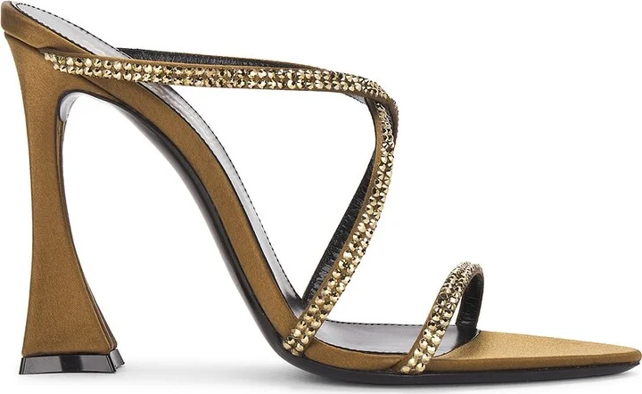 Saint Laurent Gippy Sandal in Olive