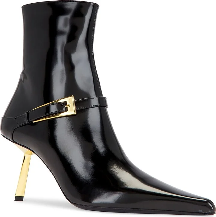 Saint Laurent Hacker Ankle Boot in Black - Image 2