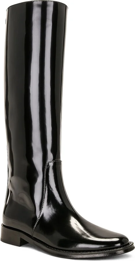 Saint Laurent Hunt Boot in Black - Image 2
