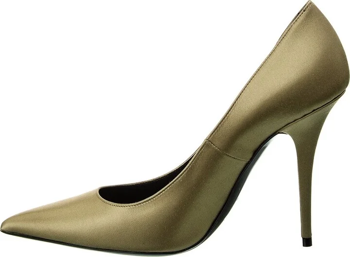 Saint Laurent Instinct 110 Satin Pump - Image 2