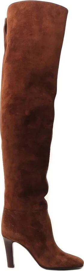 Saint Laurent Jane Over-The-Knee Boots