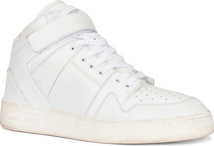 Saint Laurent Jefferson Sneaker in White - Image 2