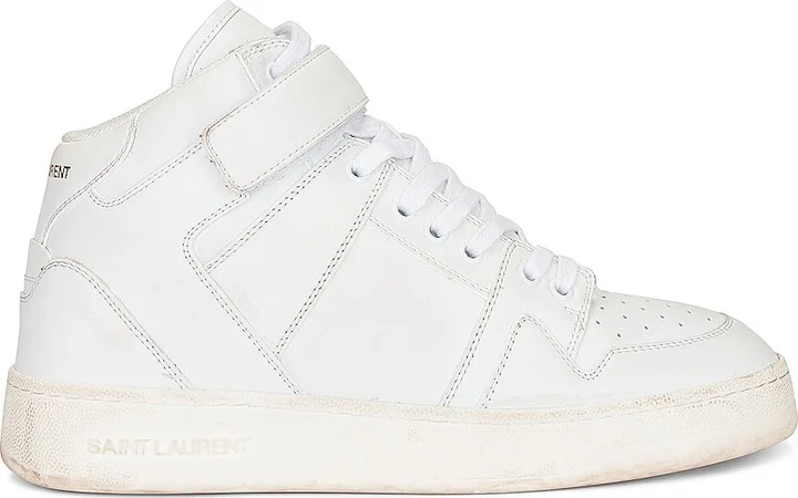 Saint Laurent Jefferson Sneaker in White