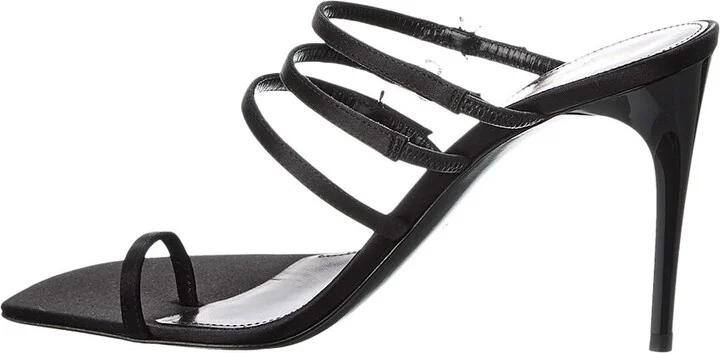 Saint Laurent Jerry 95 Satin Sandal - Image 2