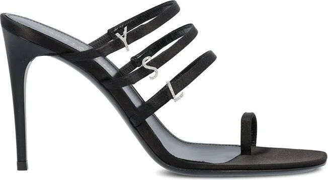 Saint Laurent Jerry Square Open Toe Mules