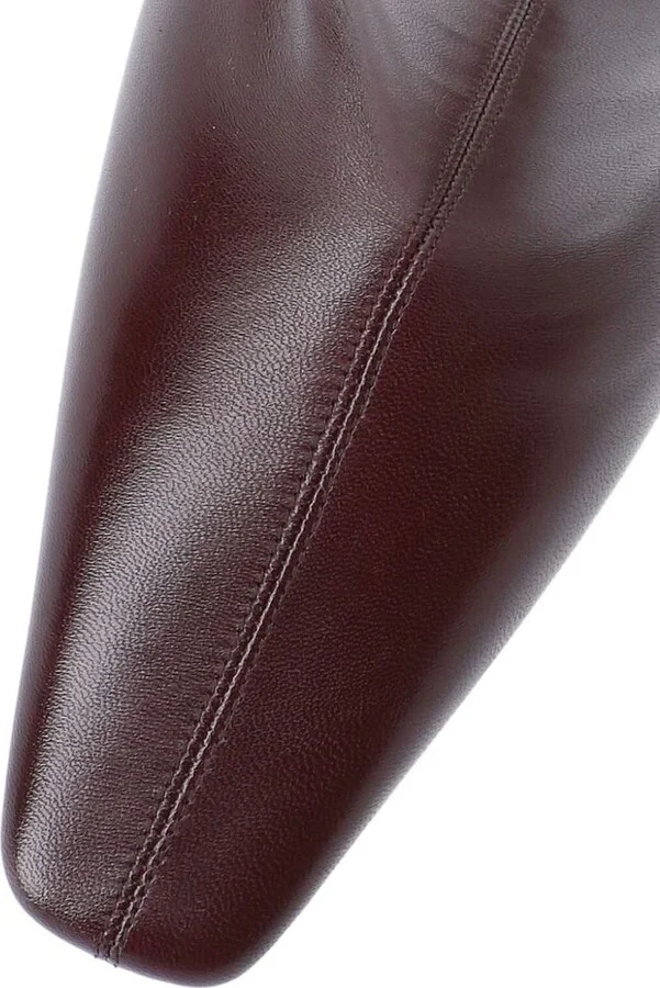 Saint Laurent Jill 75 Booties In Smooth Leather Shoes - Image 5