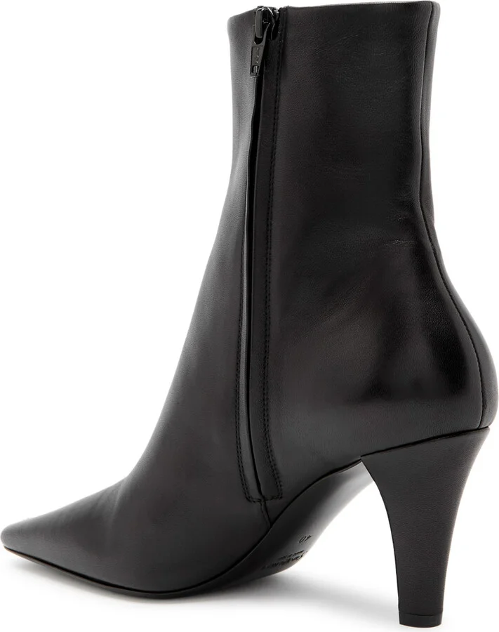 Saint Laurent Jill 75 Leather Ankle Boots - Image 2