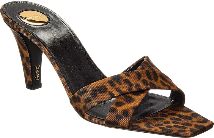 Saint Laurent Jill Grosgrain Sandal