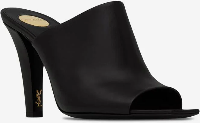 Saint Laurent Jill Leather Mules - Image 3