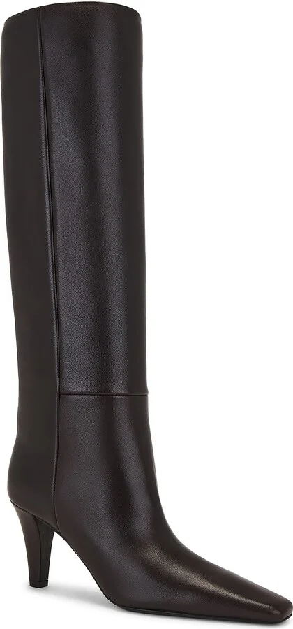 Saint Laurent Josie Boot in Brown - Image 2